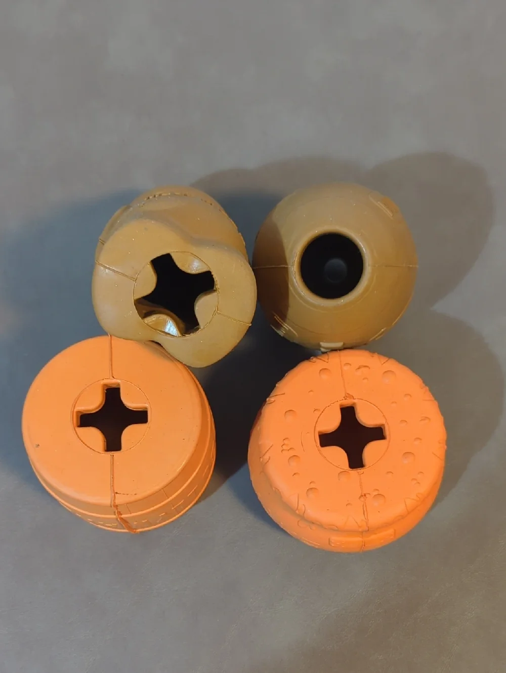 Bully Make Dog Chew Toys Toss And Treat Power Chewer Enrichment Toy Football